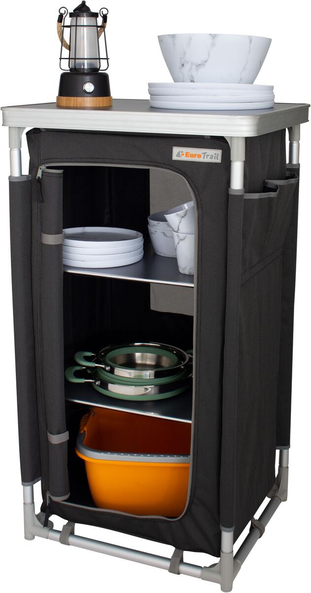 Eurotrail Nice Faltschrank, 57x47x98,5cm, grau