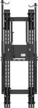 EuroCarry X-Rack Bike Lift Fahrradträger, senkrechter Aufnahme für 2 Fahrräder, schwarz