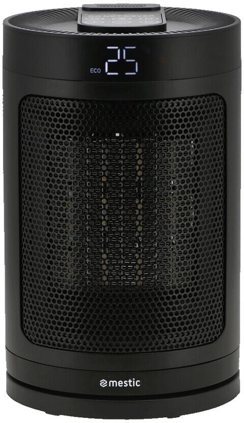Mestic MKK-260 Keramik-Heizlüfter, 230V AC, 1500W, schwarz