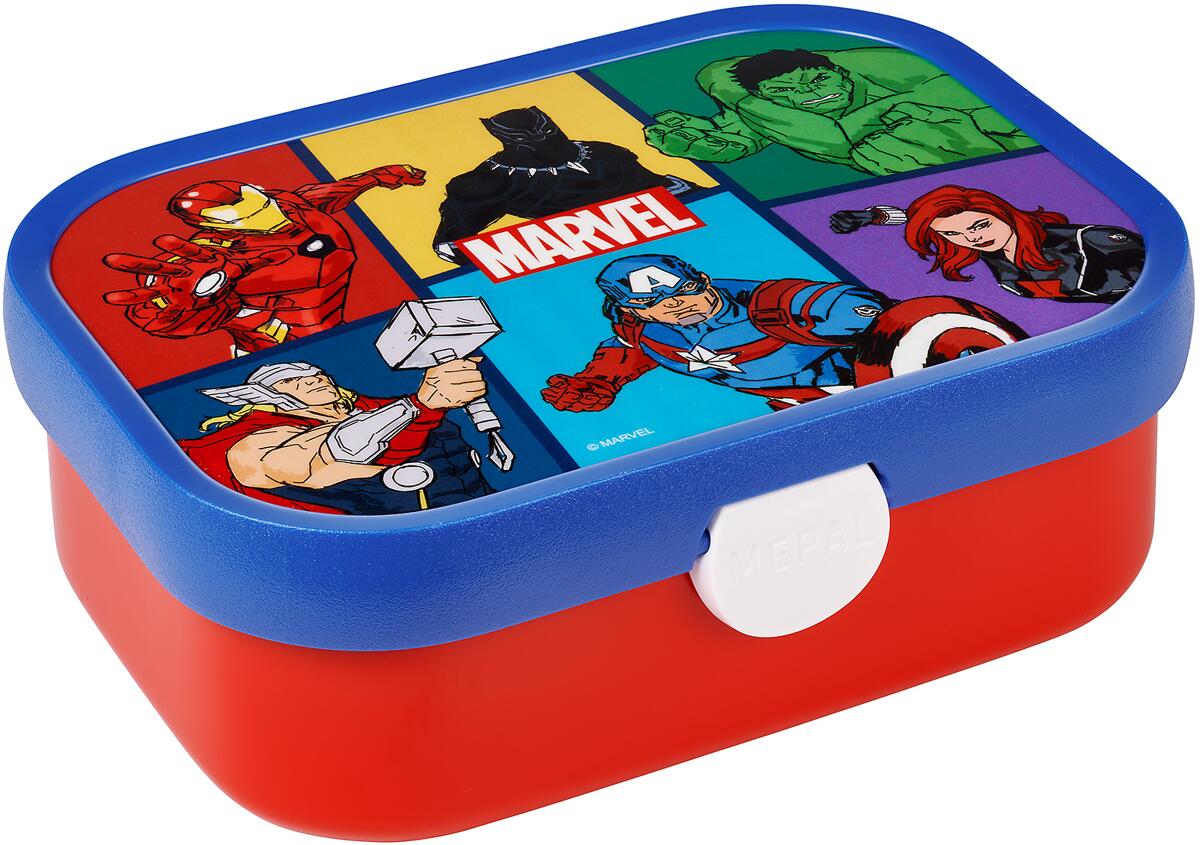 Mepal Campus Brotdose mit Bento-Einsatz, Avengers