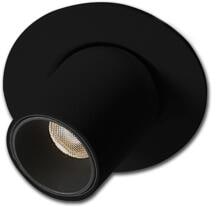 ISOLED Pipe MiniAMP LED Einbauleuchte, 2,5W, 3000k, dimmbar, schwarz