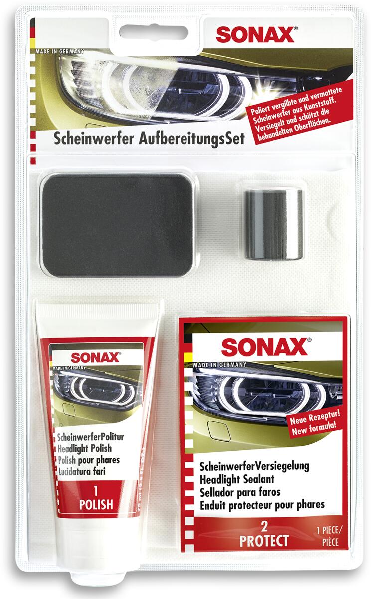 Sonax Scheinwerfer Aufbereitungsset, 89ml