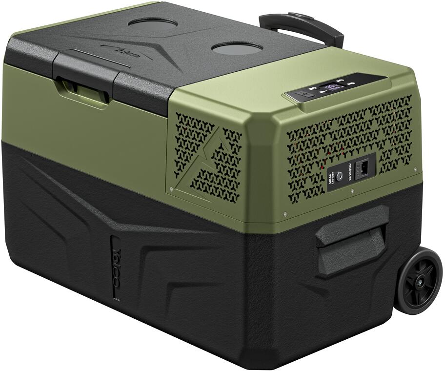 Yolco BCX30 Kompressor-Kühlbox, 12/24/230V, 28L, grün