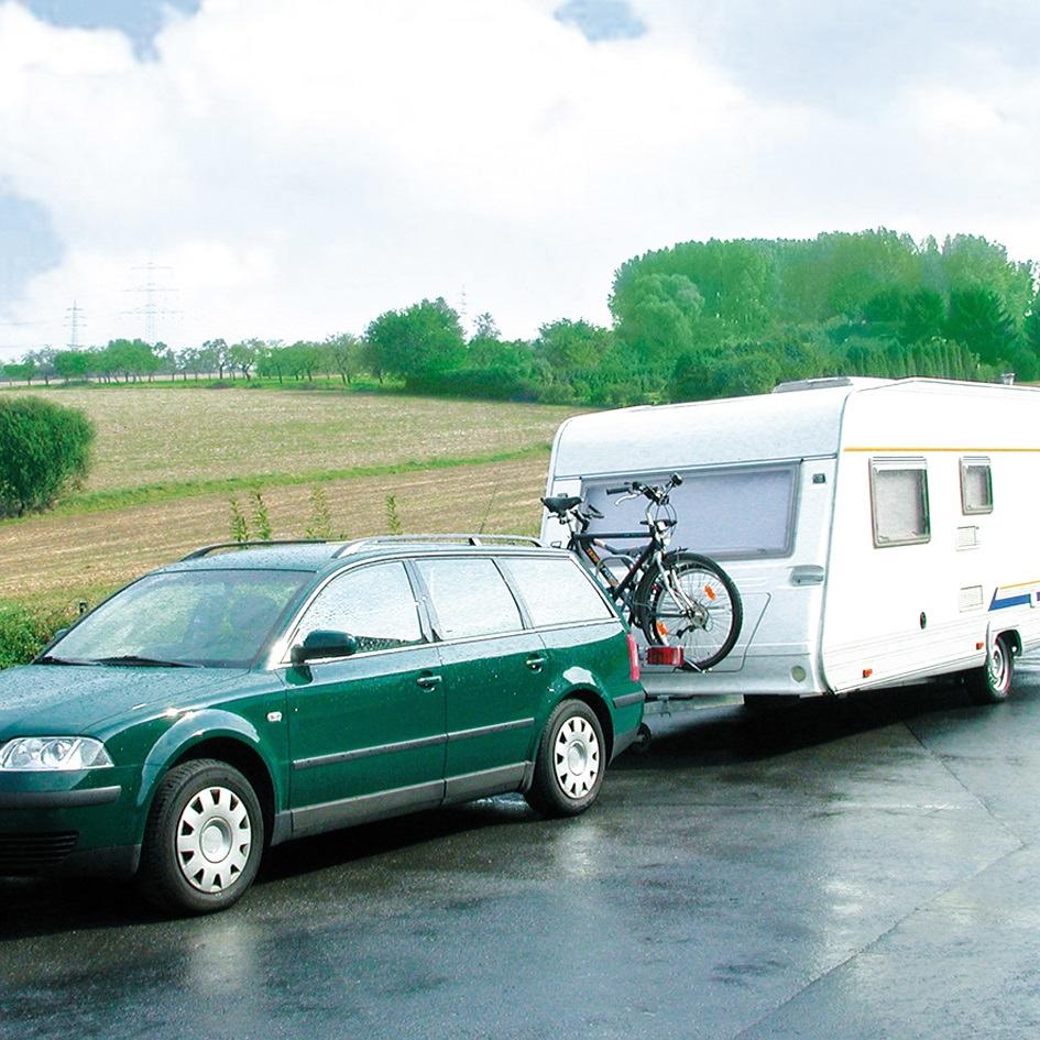 LAS Aufnahme für Fahrradträger auf der Deichsel, schwarz bei Camping Wagner  Campingzubehör