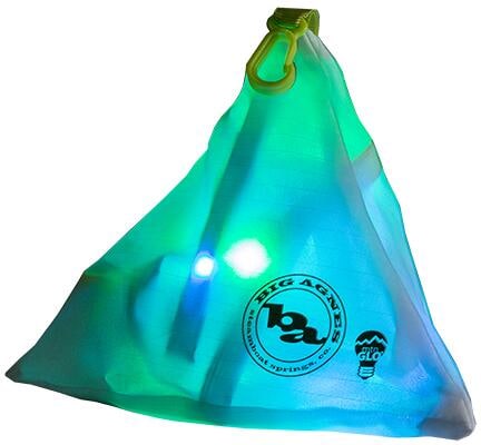 Big Agnes mtnGLO Tent & Camp Lights Lichterkette, blau/grün