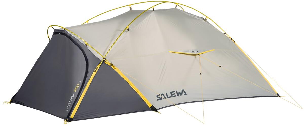 Salewa Litetrek Pro II 2-Personen Halb-Geodätzelt 260x140cm, grau