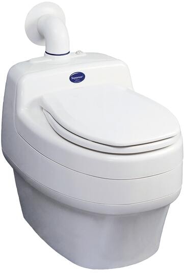 Separett Villa Trenntoilette, 672x456x541mm, weiß