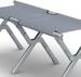Dometic Go Compact Camp Bench Sitzbank, grau