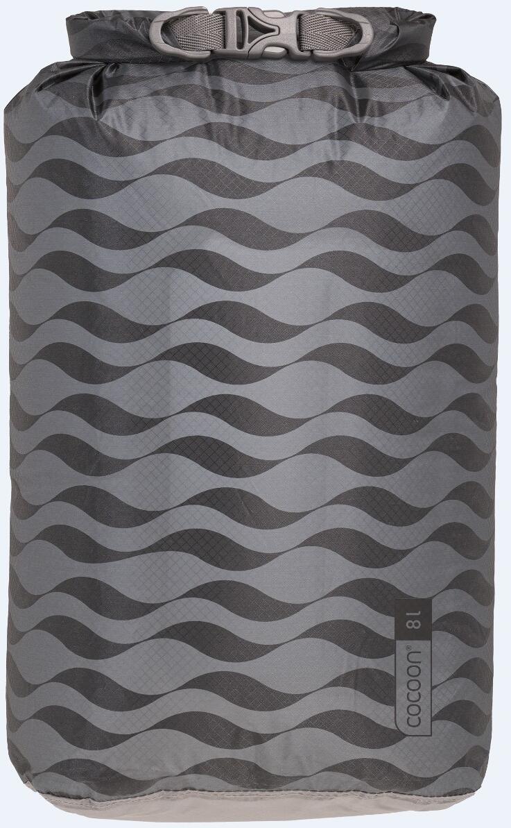 Cocoon Ultralight Drybag, 13l, grey waves