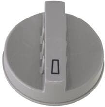 Drehknopf Thermostat, silbergrau - Dometic Ersatzteil Nr. 241338320 - für Kühlschränke RM 53X0