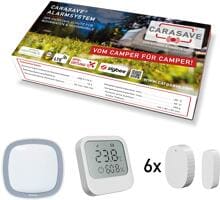 Carasave Funk-Alarmsystem, 230V inklusive Alarmhupe u. Fernbedienung, Reisemobil Edition