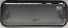 Quipon VISION Fenster mit Spaltabdeckung, 818x315mm, 3er Klickklack