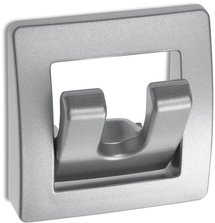 FAWO Wandhaken mit 2 Haken, silber