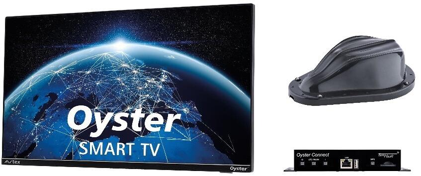 TenHaaft Oyster Connect Vision LTE/WiFi Antenne inkl. Smart TV 21,5" (55cm)