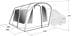 Outwell Wolfburg Air Busvorzelt, 270x380cm, grau
