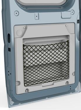 Hecktür-Innenverkleidungen Aufbewahrungsfach, für Fiat Ducato ab 2014, grau