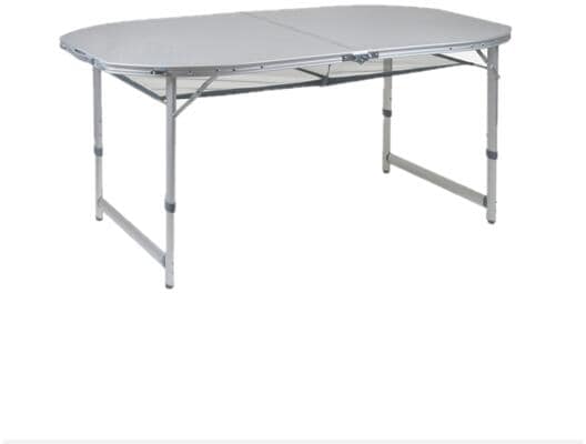 Bo-Camp Premium Koffertisch, oval, 150x80cm, grau