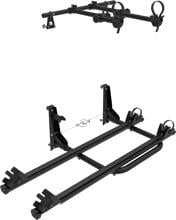 EuroCarry X-Rack Bike Fahrradträger, horizontale Aufnahme für 2 Fahrräder, schwarz