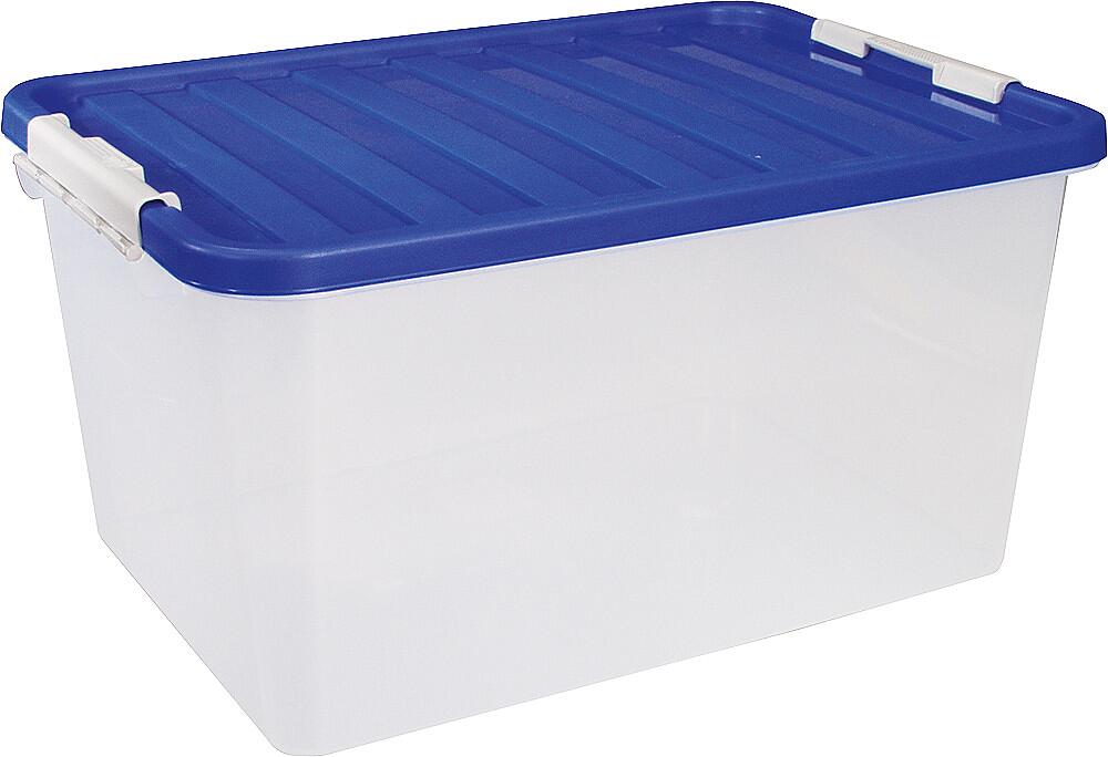 Heidrun Europlastic Clipbox mit Deckel, 38L, farblich sortiert