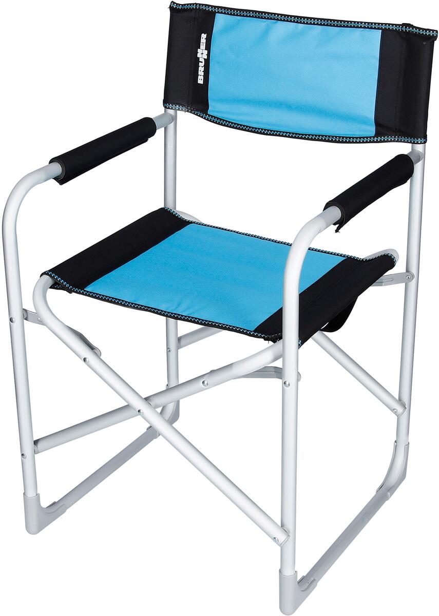 Brunner Captain Campingstuhl, blau/grau