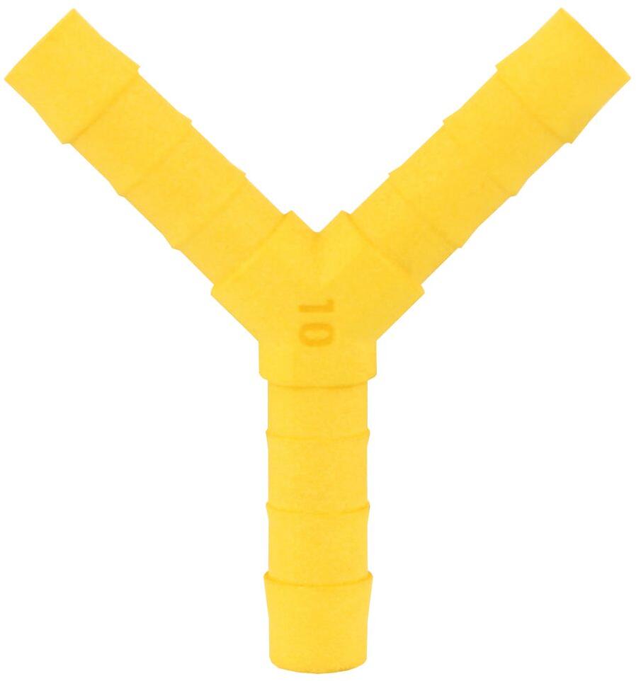 Lilie Y 90° Verbinder, gelb, ø12 mm, 5er-Pack