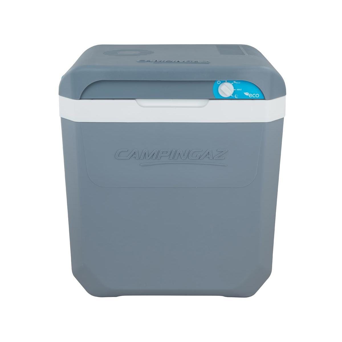 Campingaz® Powerbox® Plus thermoelektrische Kühlbox, 28 l, Grau/Weiß -  Worldshop