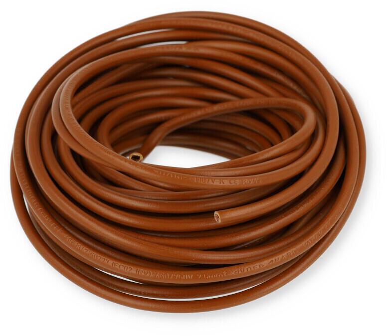 KFZ Flex-Kabel 10m Pack, braun, 2,5mm²