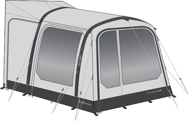 Outdoor Revolution Movelite T2R, 255-305cm bei Camping Wagner ...