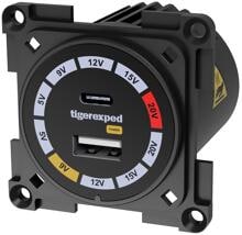 tigerexped Convertiger 100 USB-C / USB-A Buck-Boost Ladegerät, 100W (für Inprojal), schwarz
