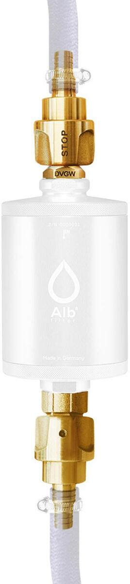 Alb Filter® TRAVEL Nano Trinkwasserfilter Keimsperre für Festeinbau, Silber