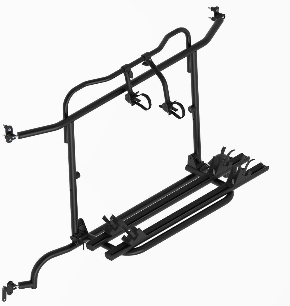 EuroCarry Fahrradträger für VW Crafter ab Bj. 03/2017 / MAN TGE, Scharnierbefestigung für 2 Fahrräder