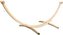 Vivere Solid Pine Arc Hängematten-Gestell, 305cm, natur