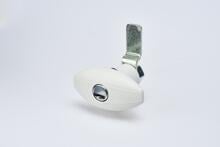 STS Oberholz Ellipse Druckdrehverschluss, kleiner Griff STS/Zadi, Fiat Bianco