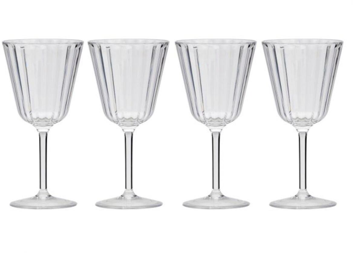 Flamefield Crystal Line Weinglas, 4er Set, 220ml