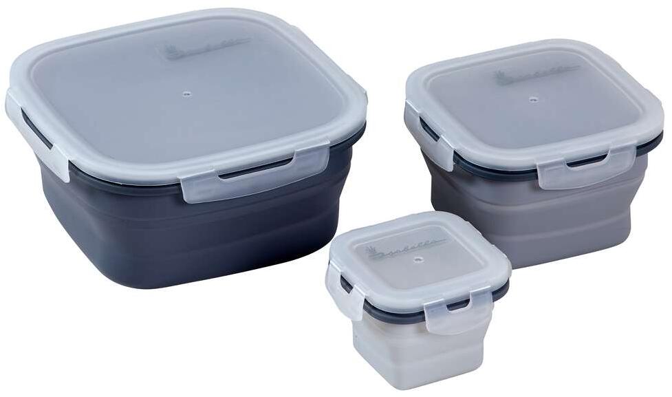 Isabella Dosenset, faltbar, blau/grau