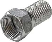 Megasat F-Stecker classic für 7mm Koaxkabel, silber
