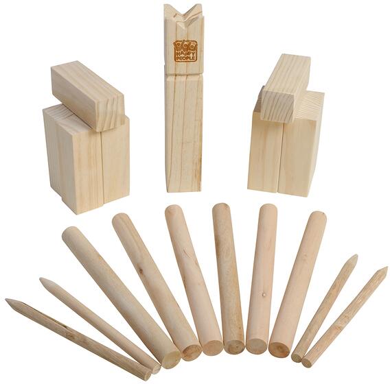 Happy People Wikinger-Spiel, Holz, 21-teilig