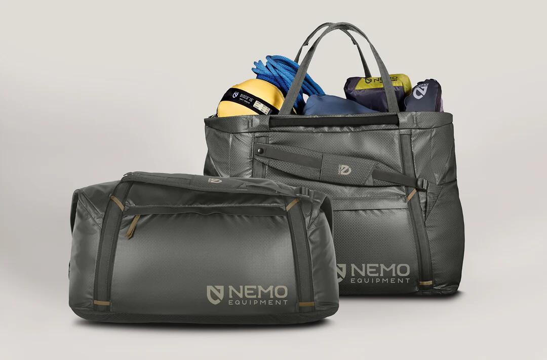 Nemo Double Haul Convertible Duffel Doppelfunktions-Reisetasche und Tragetasche, 100L, Chimera