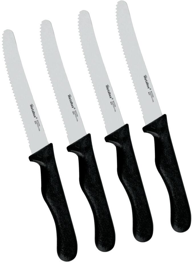 Metaltex Basic Brotzeitmesser 4er Set