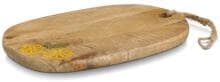 Zeller Schneide-/Servierbrett, Lemon, Mangoholz, 38x25x2cm