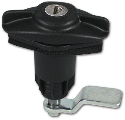 FAP 1209 Top Lock Kompressionsschloss, System STS & ZADI, inkl. Schlüssel & Zylinder, mit Schließzunge, schwarz