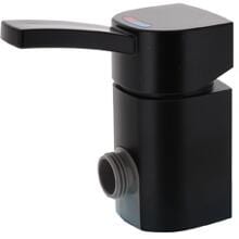 Comet Capri Einhebelmischer, mit Duschanschluss 1/2", schwarz matt