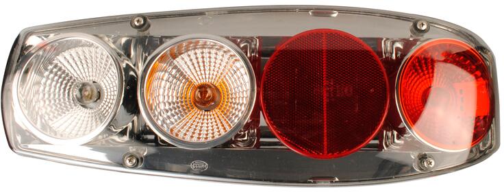 Hella Caraluna II plus chromium Heckleuchte mit Rückfahr, rechts