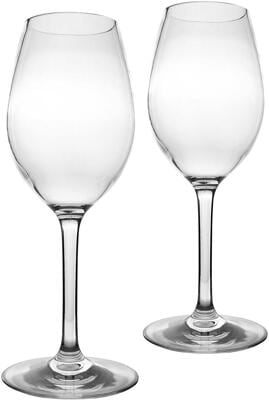 Bo-Camp Weinglas, 2er Set, Tritan, Weißwein, 330ml