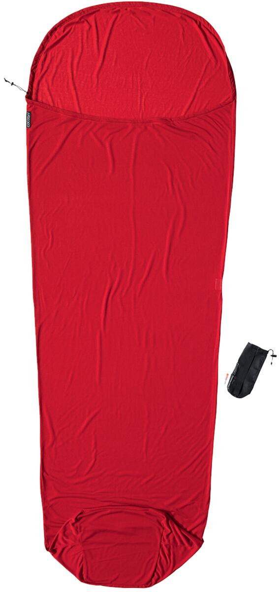 Cocoon MummyLiner Reiseschlafsack, 220cm, Thermolite Radiator, Lava