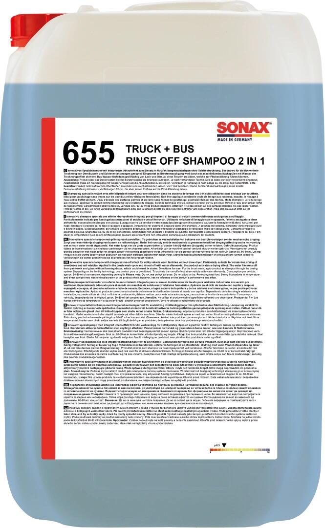Sonax Truck und Bus Rinse off Shampoo 2 in 1, 25l