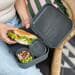 PASCAL L Lunchbox Mit Trennsteg – Groß, Praktisch, In Ash Grey