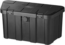 Pro Plus Aufbewahrungsbox Deichsel, mit Zahlenschloss, 45L, schwarz