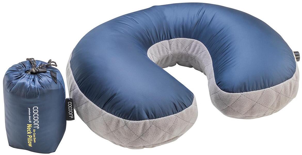 Cocoon Air Core U-förmiges Nackenkissen, blau/grau