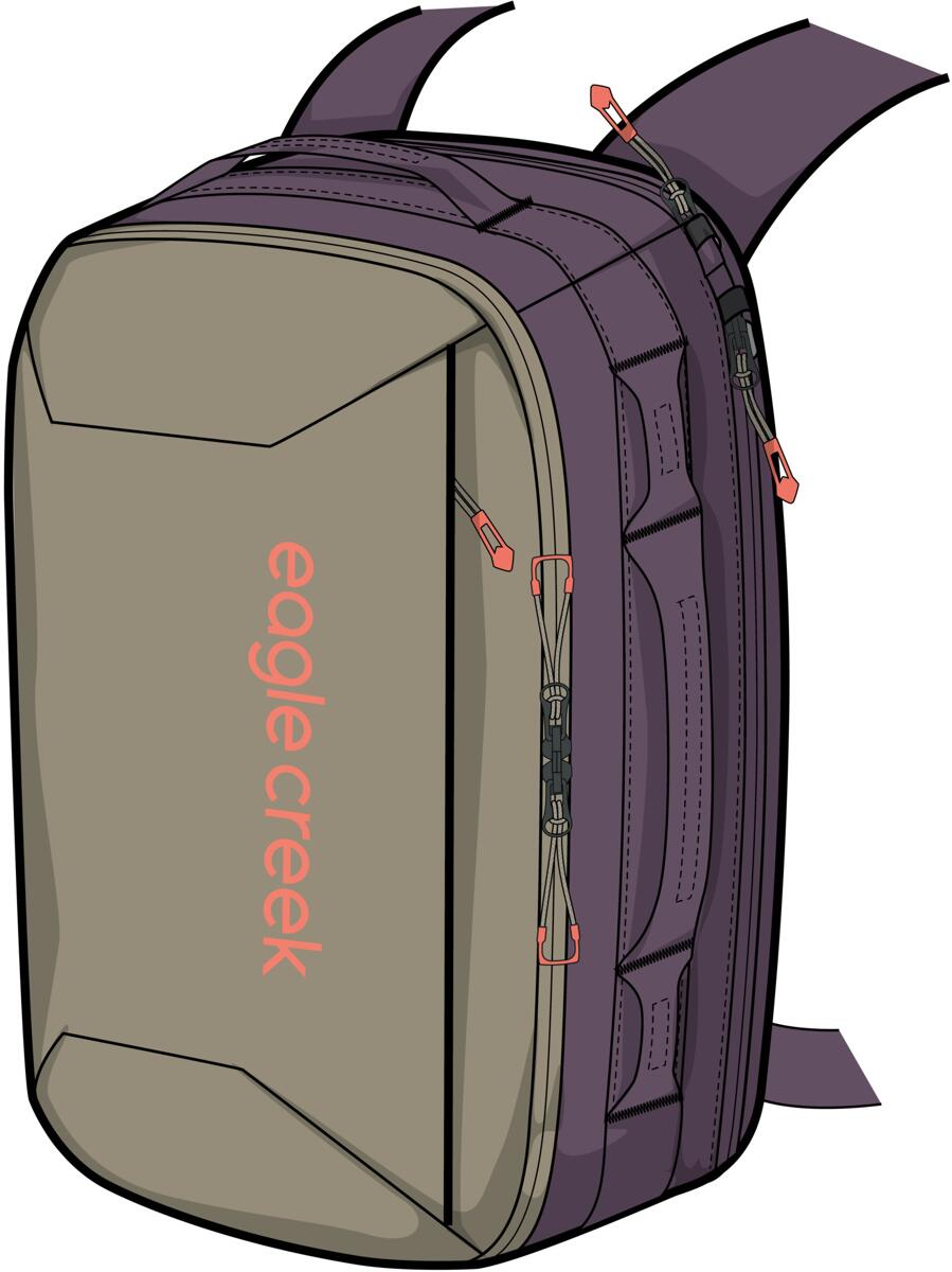 eagle creek Tour Lite Rucksack, 28L, desert violet